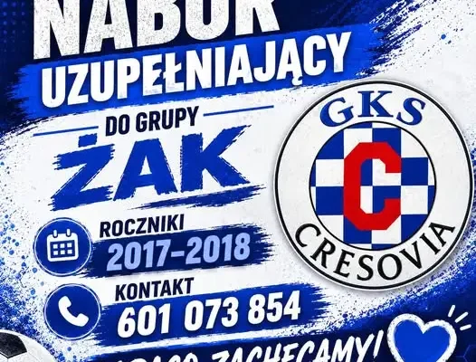 Cresovia Gorowo Iławeckie prowadzi nabór uzupełniający do grupy Żak