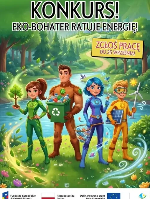 Bisztynek stawia na ekologię: rusza konkurs „Eko-Bohater ratuje energię!”