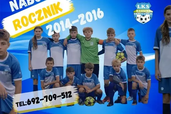 LKS Reduta Bisztynek zaprasza dzieci z roczników 2014–2016 na treningi piłkarskie