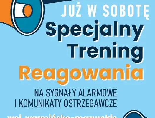 Specjalny Trening Reagowania w powiecie bartoszyckim — już w najbliższą sobotę