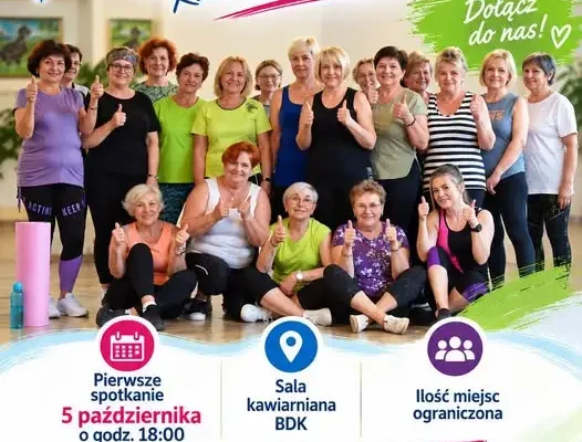 Fitness 50+ wraca do Bartoszyckiego Domu Kultury – start już 5 października