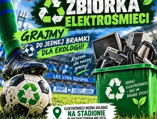 Klub sportowy organizuje zbiórkę elektrośmieci. Wspólna akcja dla środowiska