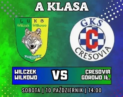Cresovia Gorowo Iławeckie zagra w Łazdojach z Wilczkiem Wilkowo
