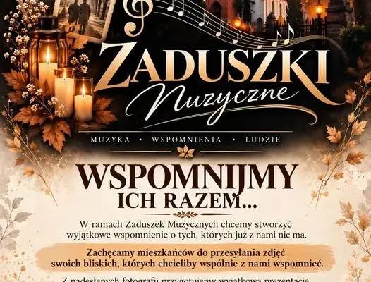 Zaduszki Muzyczne w Bisztynku – wspomnij bliskich przy muzyce