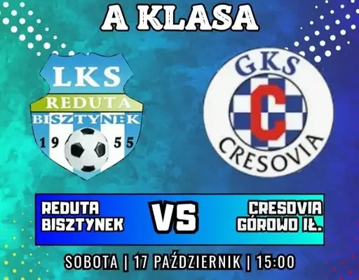 Derby powiatu: Cresovia Gorowo Iławeckie zagra z Redutą Bisztynek