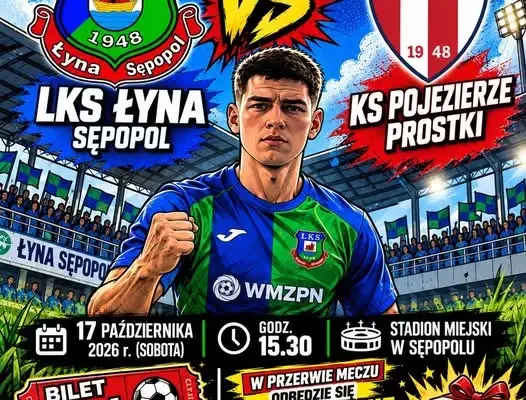 LKS Łyna Sępopol walczy o utrzymanie fotelu lidera – zapowiedź meczu z KS Pojezierze Prostki