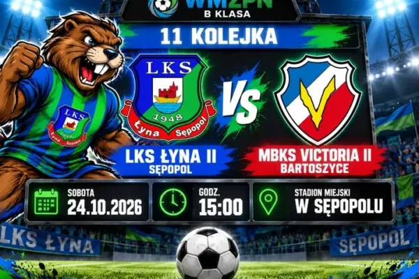 Derby na zakończenie rundy: rezerwy Sępopola podejmują Victorię II Bartoszyce